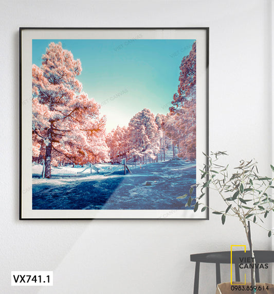 Tranh Rừng Thu Đông Mộc Mạc - VX741.1