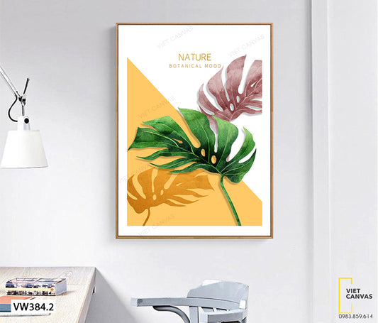 Tranh Sắc Màu Lá Cây - VW384.2