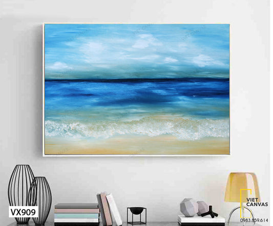 Tranh Sóng Xô Bãi Cát - VX909