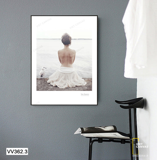 Tranh Tấm Lưng Cô Gái - VV362.3