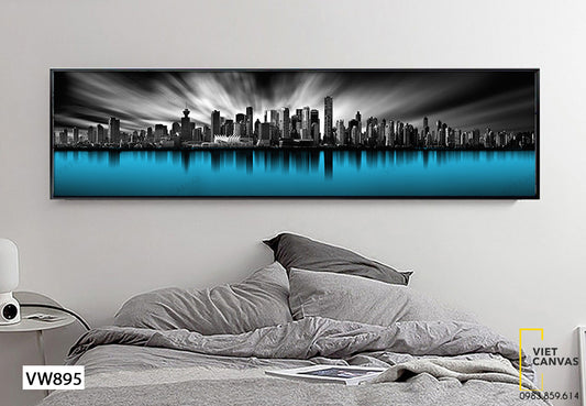 Tranh Thành Phố Và Con Sông - VW895