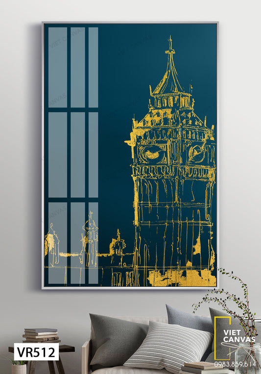 Tranh Tháp Đồng Hồ - VR512