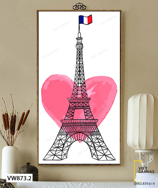 Tranh Tháp Paris - VW873.2