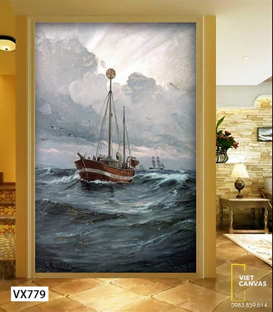 Tranh Thuyền Và Biển - VX779