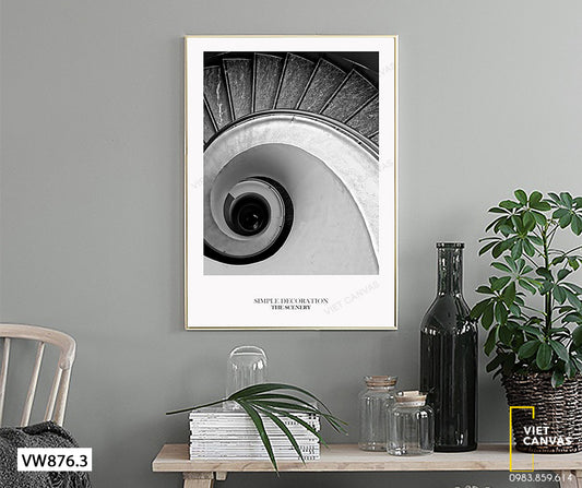Tranh Vòng Xoáy Cầu Thang - VW876.3