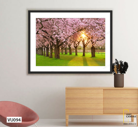 Tranh Vườn Hoa Đào - VU094