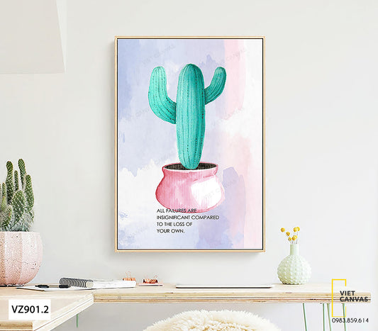 Tranh Xương Rồng Xanh - VZ901.2