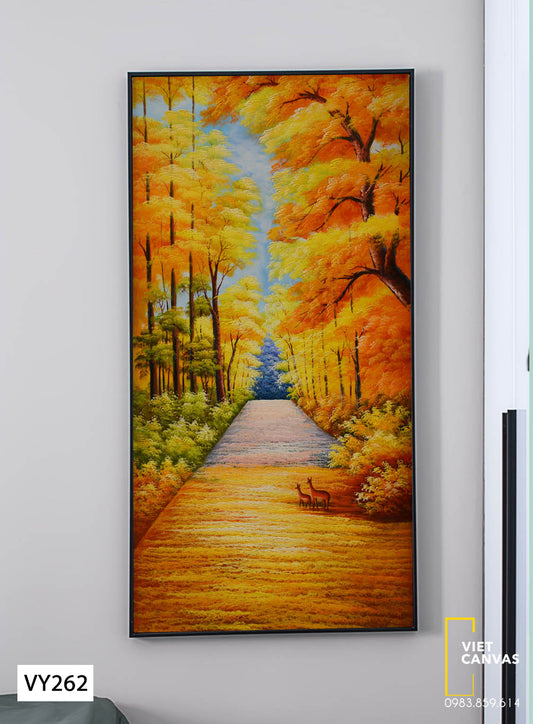 Tranh Cánh Rừng Chiều Thu - VY262