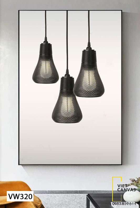 Tranh 3 Chiếc Bóng Đèn - VW320