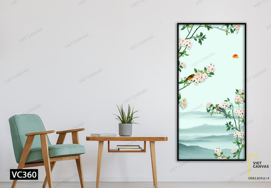Tranh Oanh Yến Đón Nắng Xuân - VC360
