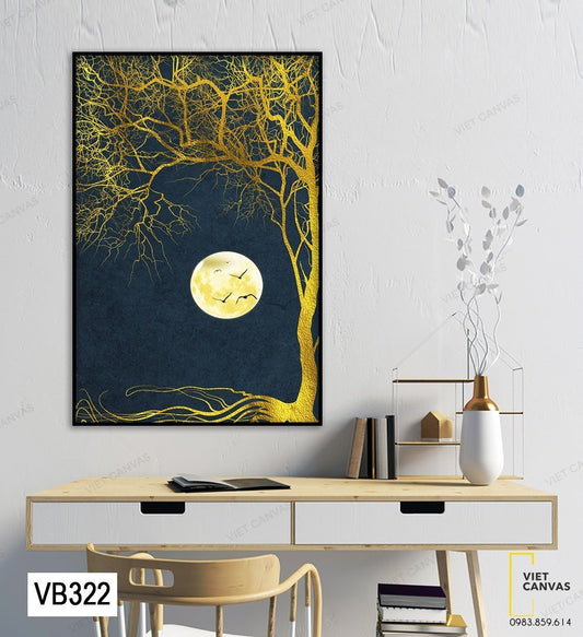 Tranh Ánh Trăng Bên Cây Đa - VB322