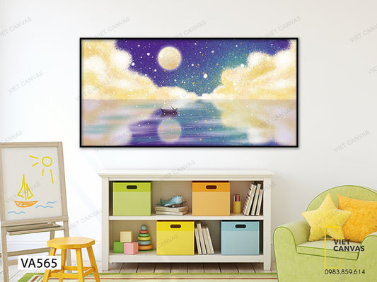 Tranh Ánh Trăng Cổ Tích - VA565