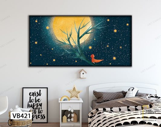 Tranh Ánh Trăng Huyền Ảo - VB421