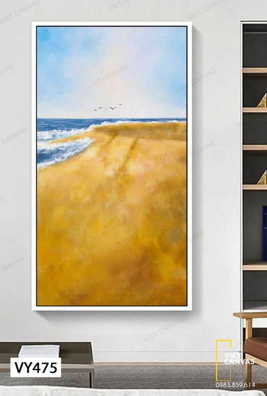Tranh Bãi Cát Nắng Vàng - VY475