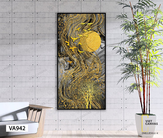 Tranh Bầy Chim Bay Về Miền Cổ Tích - VA942