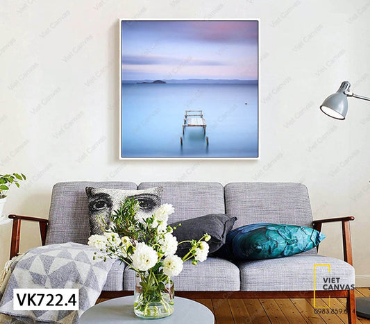 Tranh Bến Sông Lặng Lẽ - VK722.4