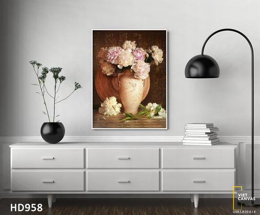 Tranh Bình Hoa Cổ - HD958
