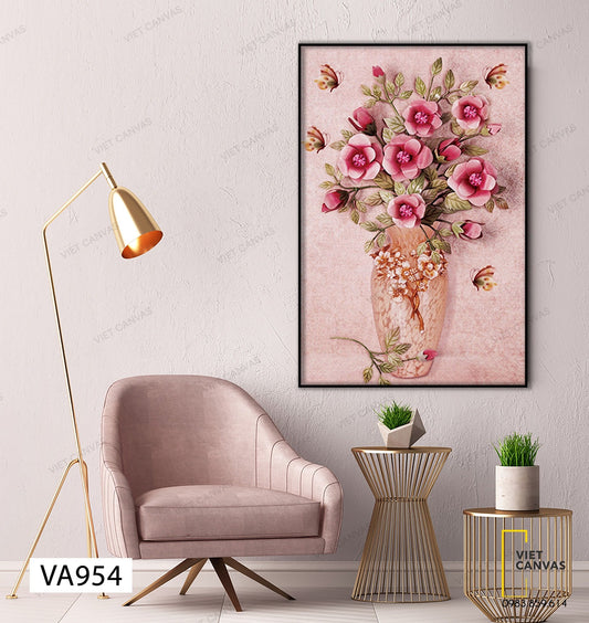 Tranh Bình Hoa Rực Rỡ - VA954