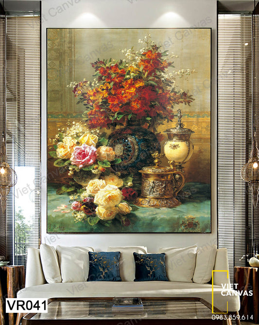 Tranh Bình Hoa - VR041