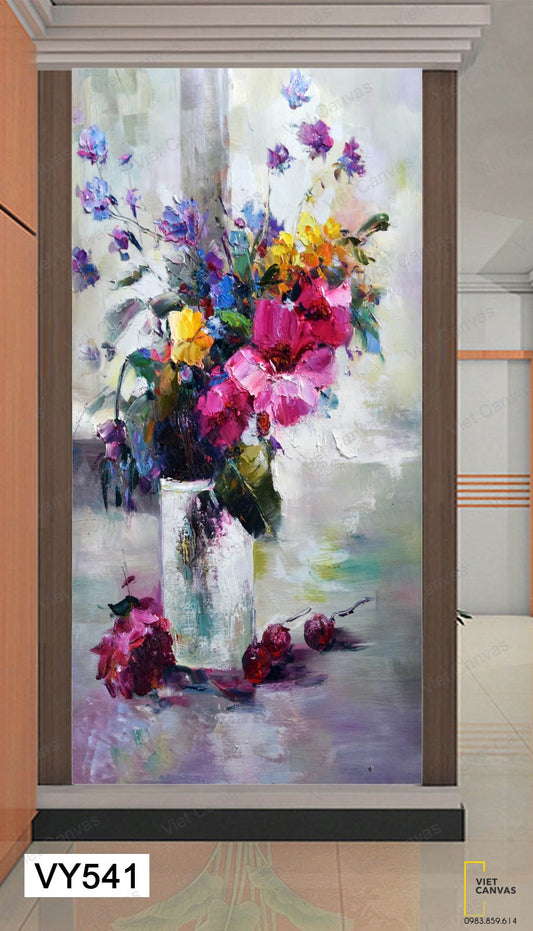 Tranh Bình Hoa Trang Nhã - VY541