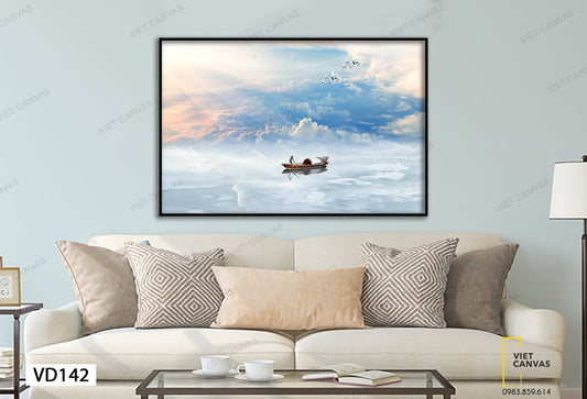 Tranh Bình Minh Trên Biển - VD142