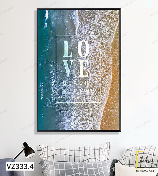 Tranh Bờ Biển Mùa Hè - VZ333.4