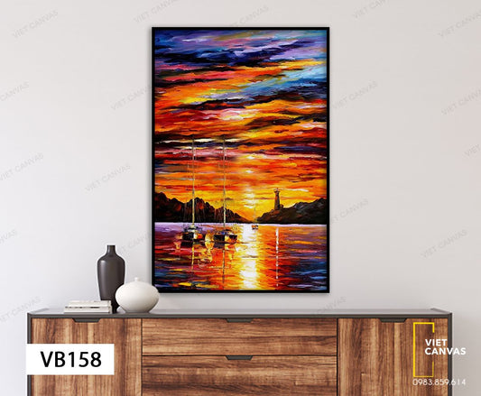 Tranh Bóng Chiều Tà - VB158