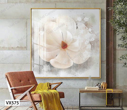 Tranh Bông Hoa Trắng - VX575