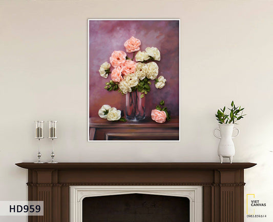 Tranh Lọ Hoa Xinh Xắn - HD959