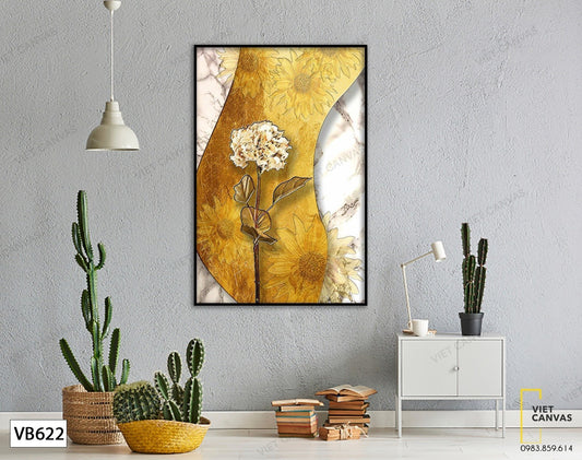Tranh Bông Mẫu Đơn Cô Quạnh - VB622