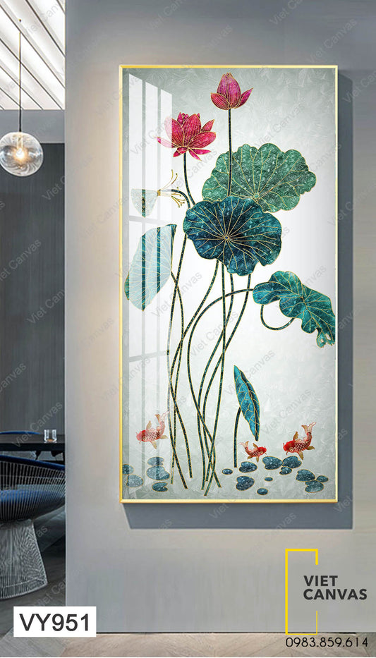 Tranh Bông Sen Nở - VY951