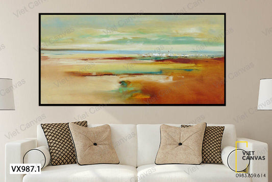 Tranh Buổi Chiều Quê Hương - VX987.1