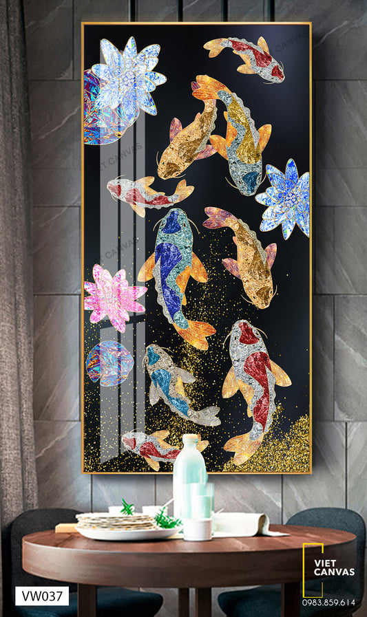 Tranh Sắc Màu Đàn Cá Cảnh - VW037