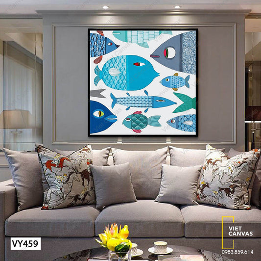 Tranh Đàn Cá Bơi Lội - VY459