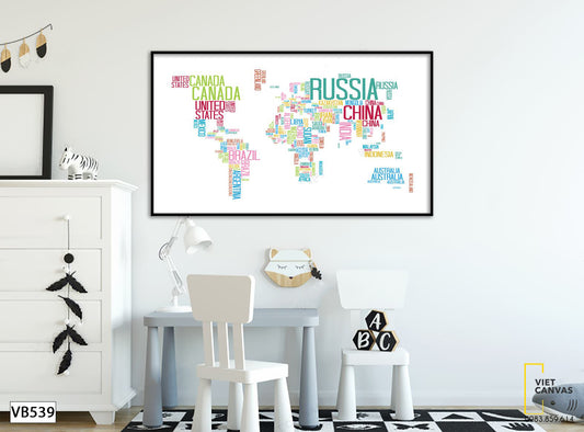 Tranh Các Quốc Gia Trên Thế Giới - VB539