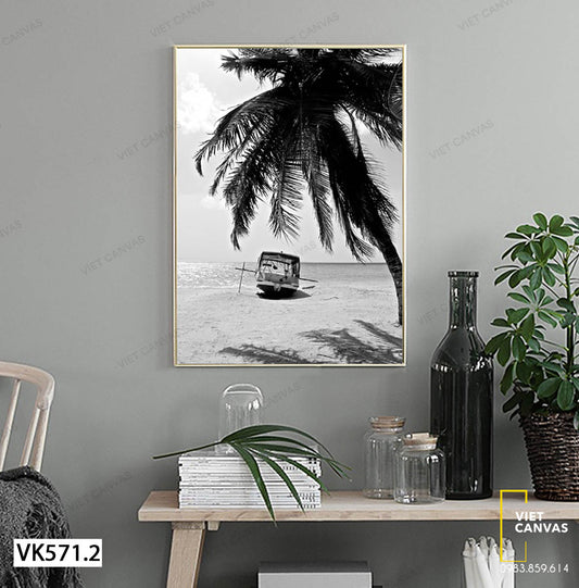 Tranh Cảnh Bờ Biển Chiều Tà - VK571.2