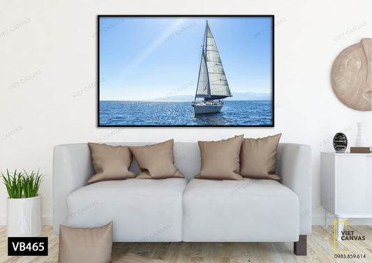 Tranh Cánh Buồm Ngoài Khơi Xa - VB465