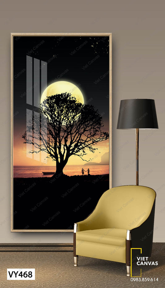 Tranh Cảnh Chiều Tà Yên Bình - VY468