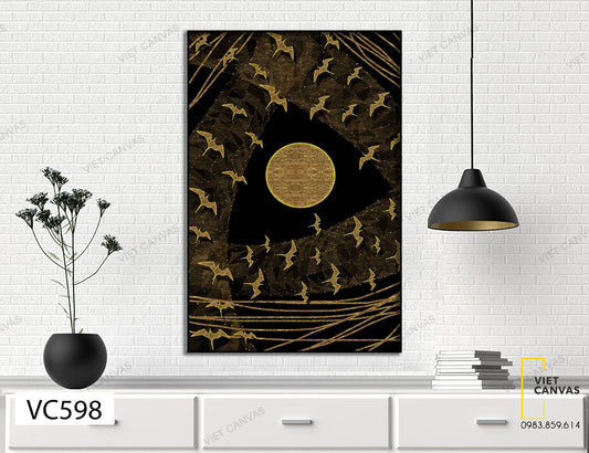 Tranh Cánh Chim Bủa Vây Mặt Trăng - VC598