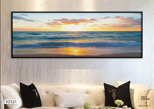 Tranh Cảnh Đẹp Ngoài Bờ Biển - VZ321