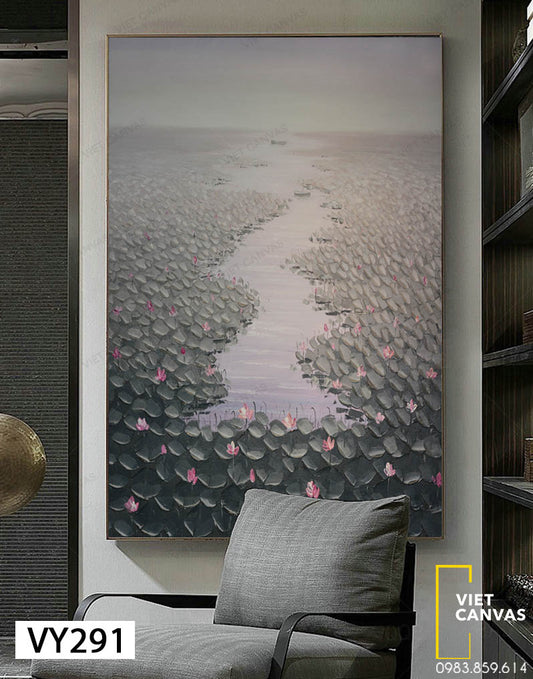 Tranh Cánh Đồng Hoa Súng - VY291