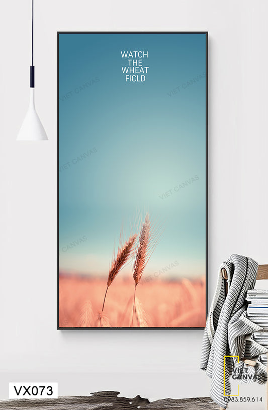 Tranh Cánh Đồng Lúa Mạch - VX073