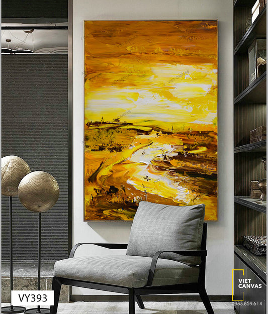 Tranh Cảnh Đồng Quê Vào Chiều - VY393