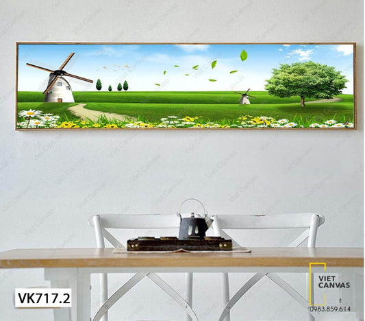 Tranh Cánh Đồng Tươi Mát - VK717.2