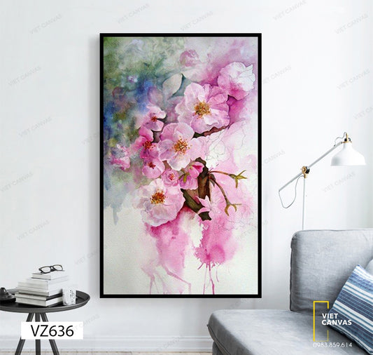 Tranh Cánh Hoa Mong Manh - VZ636