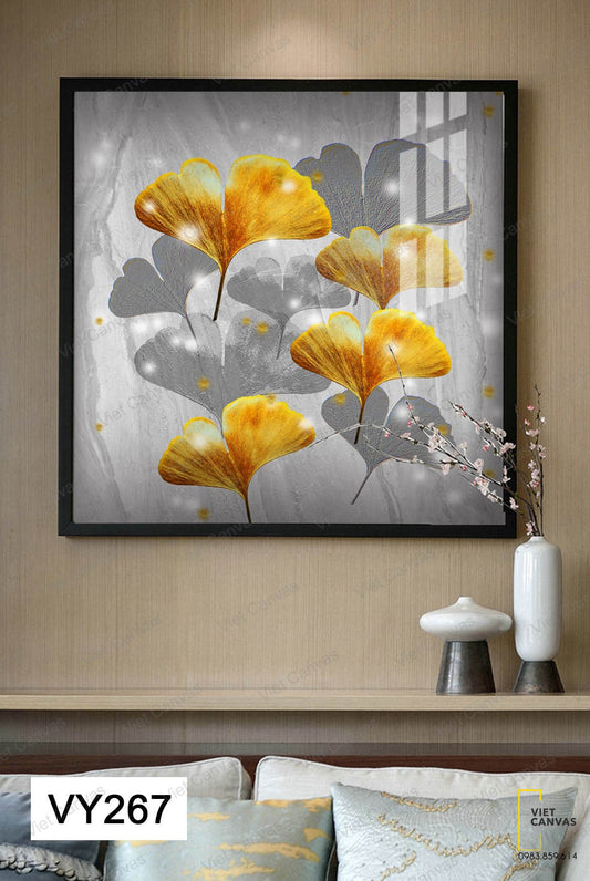 Tranh Cánh Hoa Rẻ Quạt Trong Gió - VY267