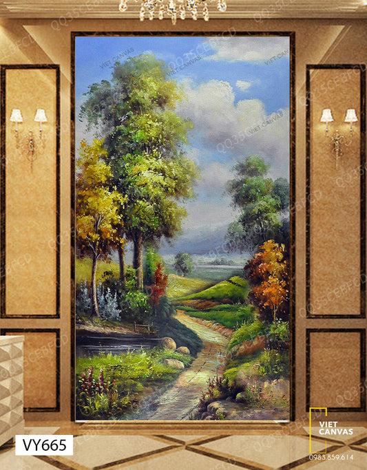 Tranh Cảnh Làng Quê - VY665