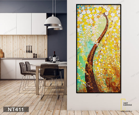 Tranh Cành Mai Nở Rộ - NT411