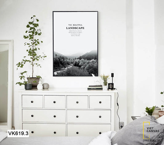 Tranh Cảnh Rừng Cây Xanh Bao La - VK619.3