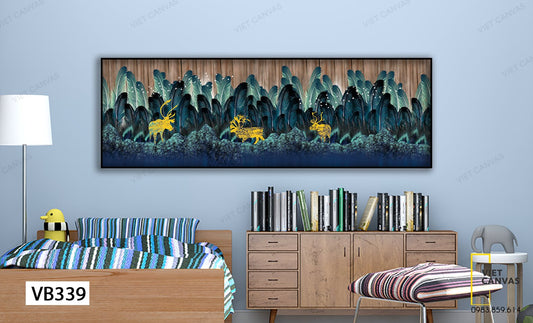 Tranh Cánh Rừng Và Hươu Nai - VB339